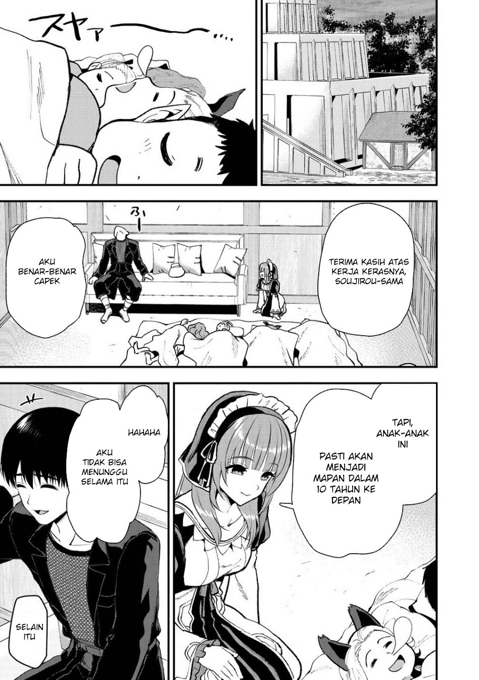 Makenshi no Maken Niyoru Maken no Tame no Harem Life Chapter 34 Bahasa Indonesia