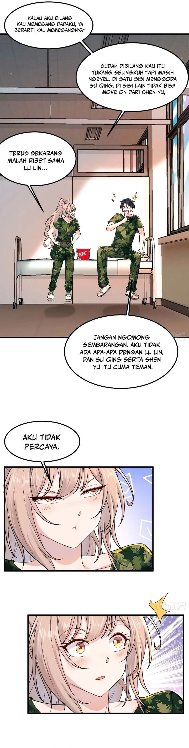 Male God, Your Persona Has Collapsed! Chapter 14 Bahasa Indonesia