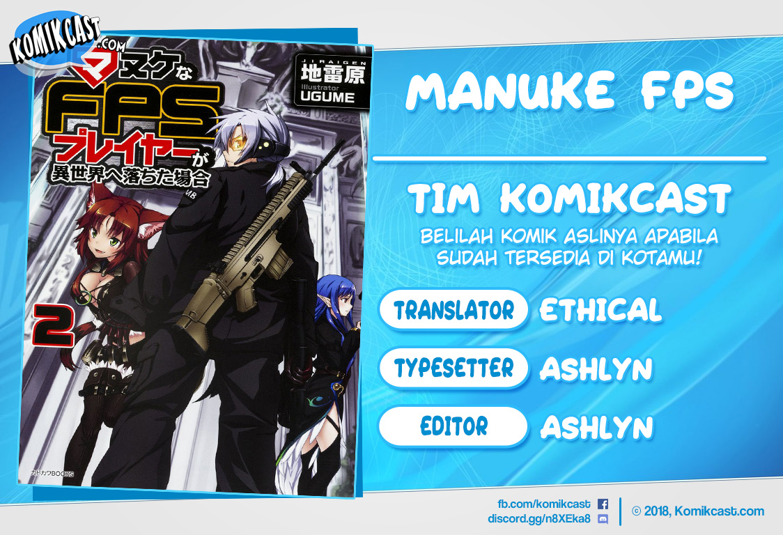 Manuke na FPS Player ga Isekai e Ochita Baai Chapter 14.2 Bahasa Indonesia