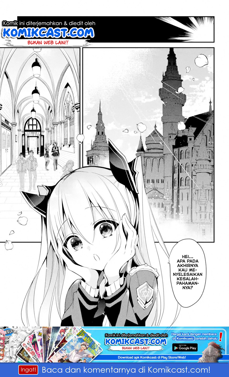 Maou Gakuin no Futekigousha: Shijou Saikyou no Maou no Shiso, Tensei shite Shison-tachi no Gakkou e Kayou Chapter 13.2 Bahasa Indonesia