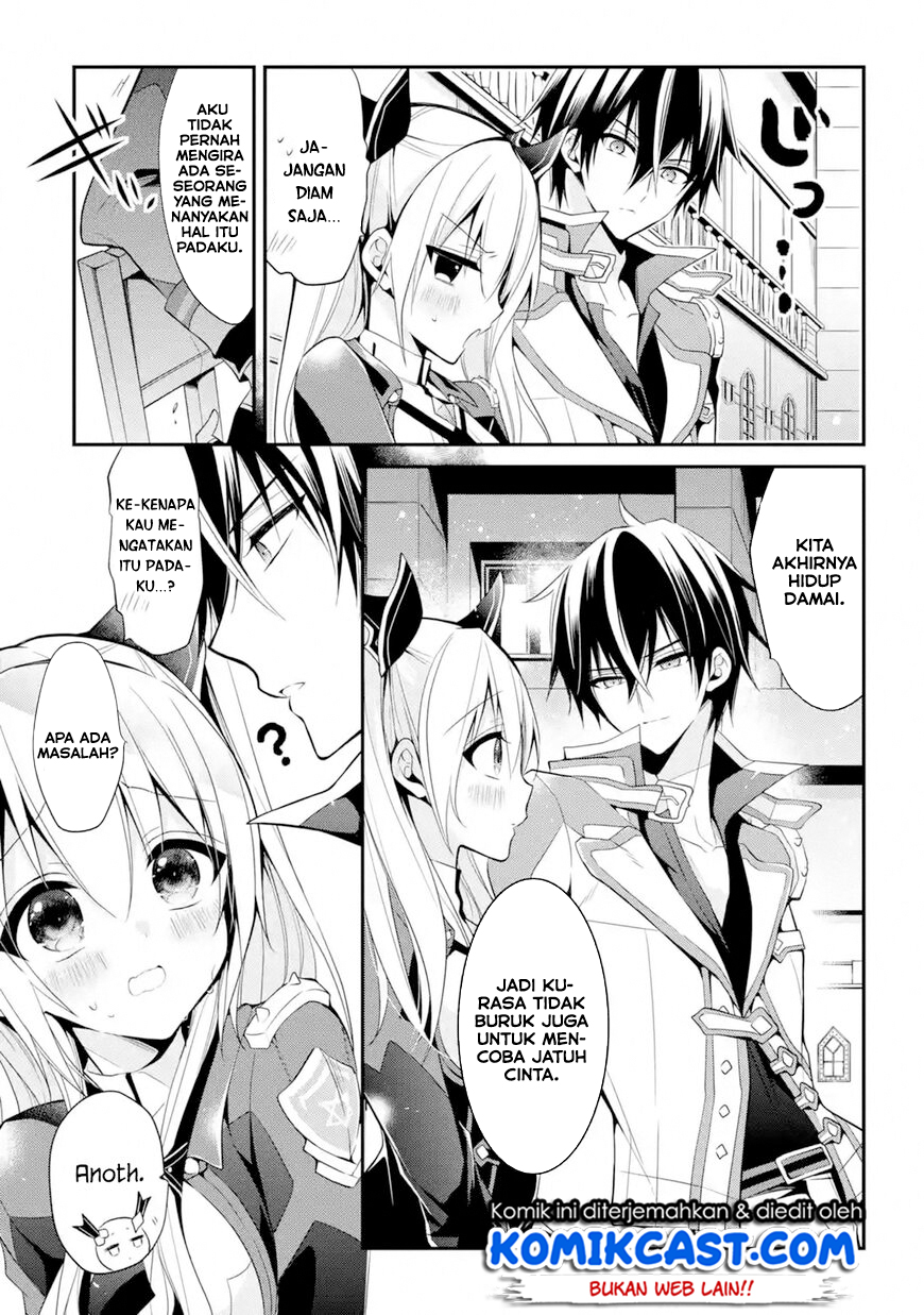 Maou Gakuin no Futekigousha: Shijou Saikyou no Maou no Shiso, Tensei shite Shison-tachi no Gakkou e Kayou Chapter 13.2 Bahasa Indonesia