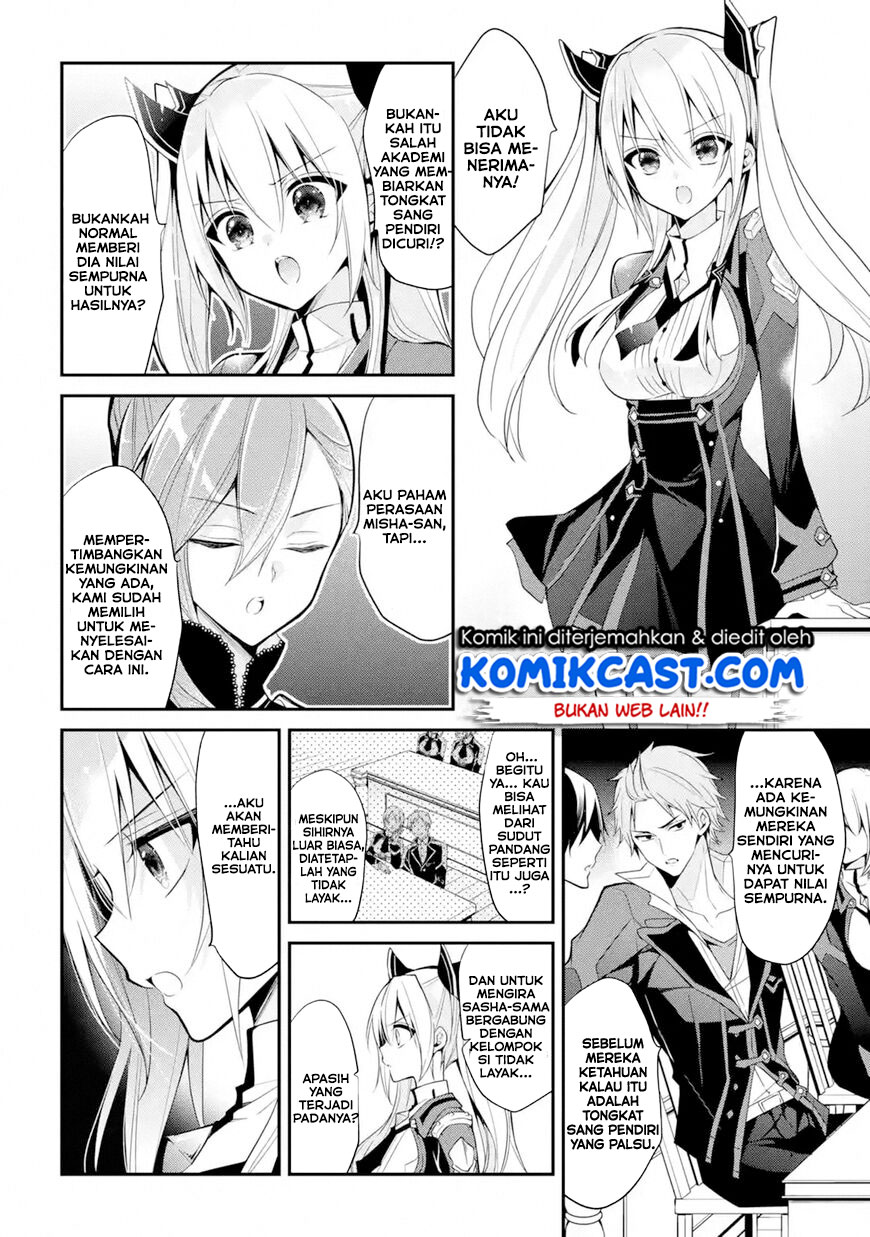 Maou Gakuin no Futekigousha: Shijou Saikyou no Maou no Shiso, Tensei shite Shison-tachi no Gakkou e Kayou Chapter 13.2 Bahasa Indonesia