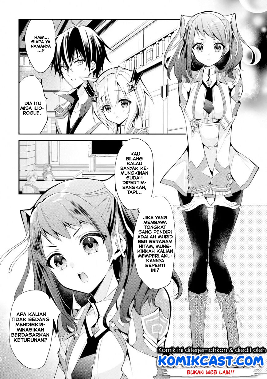 Maou Gakuin no Futekigousha: Shijou Saikyou no Maou no Shiso, Tensei shite Shison-tachi no Gakkou e Kayou Chapter 13.2 Bahasa Indonesia