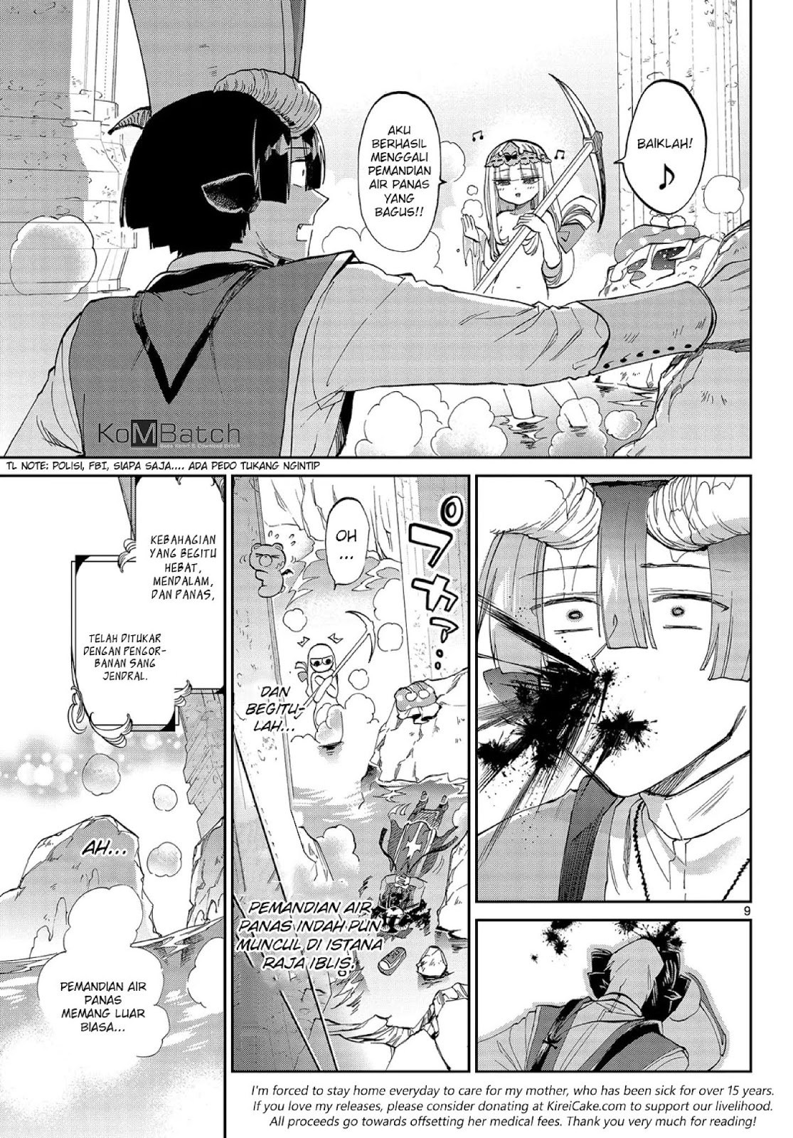 Maou jou de Oyasumi Chapter 39 Bahasa Indonesia