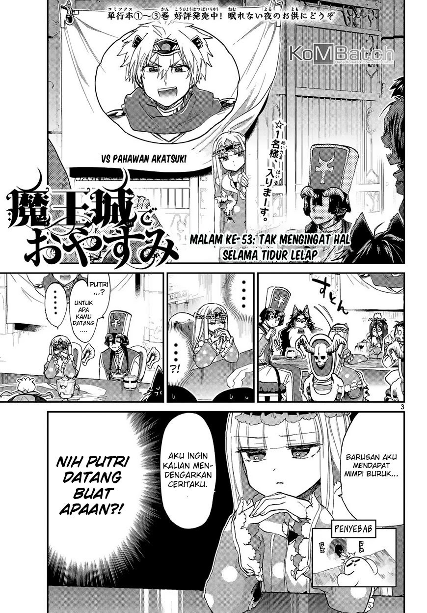 Maou jou de Oyasumi Chapter 53 Bahasa Indonesia