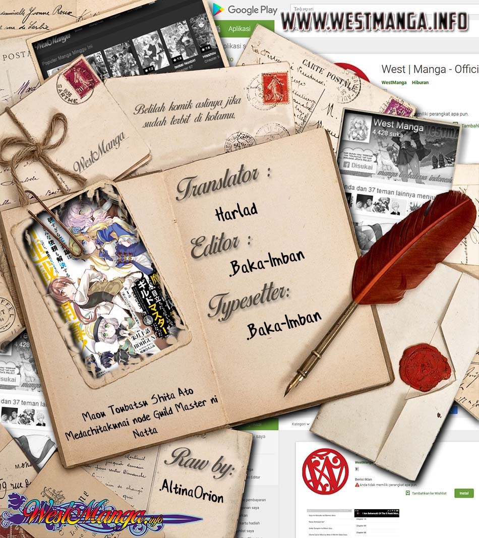 Maou Toubatsu Shita Ato, Medachitakunai node Guild Master ni Natta chapter 10