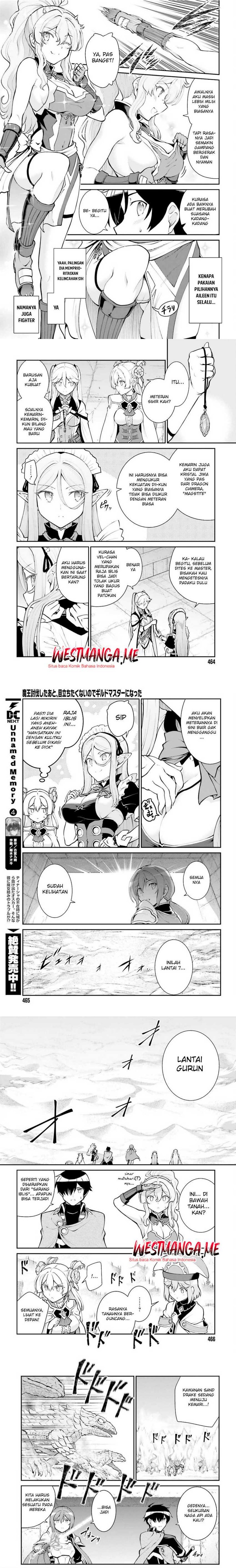 Maou Toubatsu Shita Ato, Medachitakunai node Guild Master ni Natta chapter 40