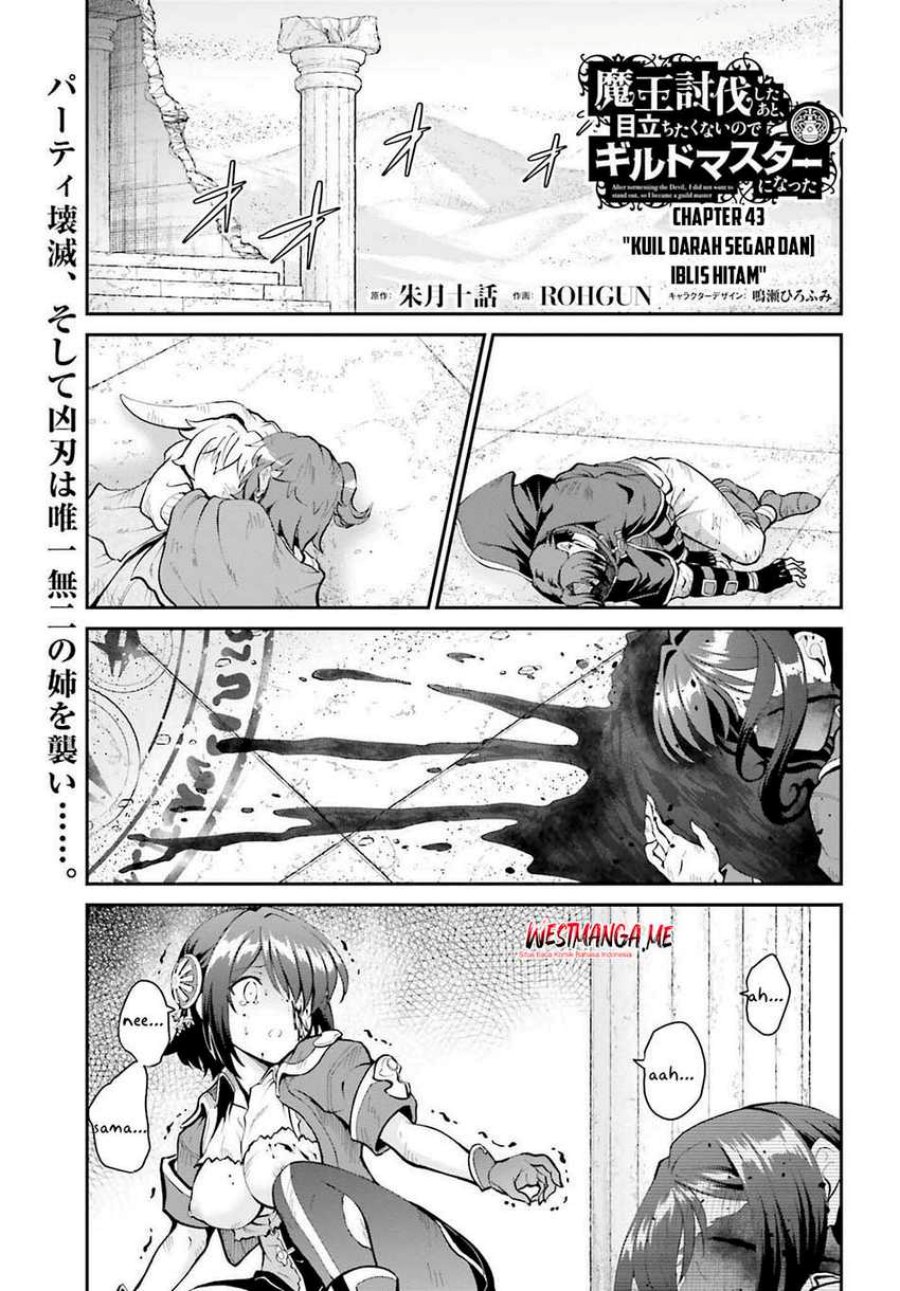 Maou Toubatsu Shita Ato, Medachitakunai node Guild Master ni Natta chapter 43