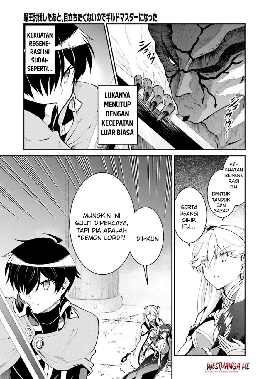Maou Toubatsu Shita Ato, Medachitakunai node Guild Master ni Natta chapter 44