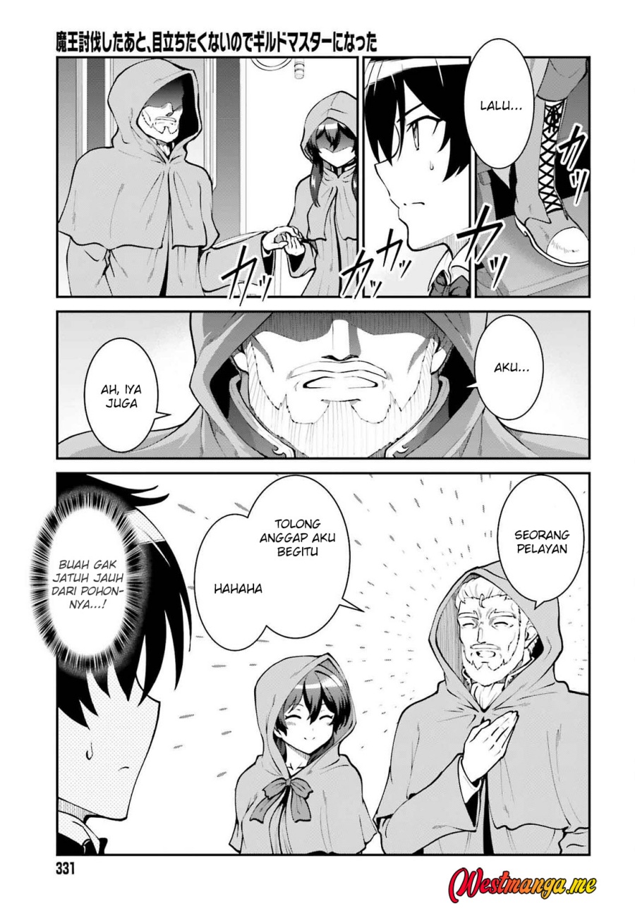 Maou Toubatsu Shita Ato, Medachitakunai node Guild Master ni Natta Chapter 62 Bahasa Indonesia