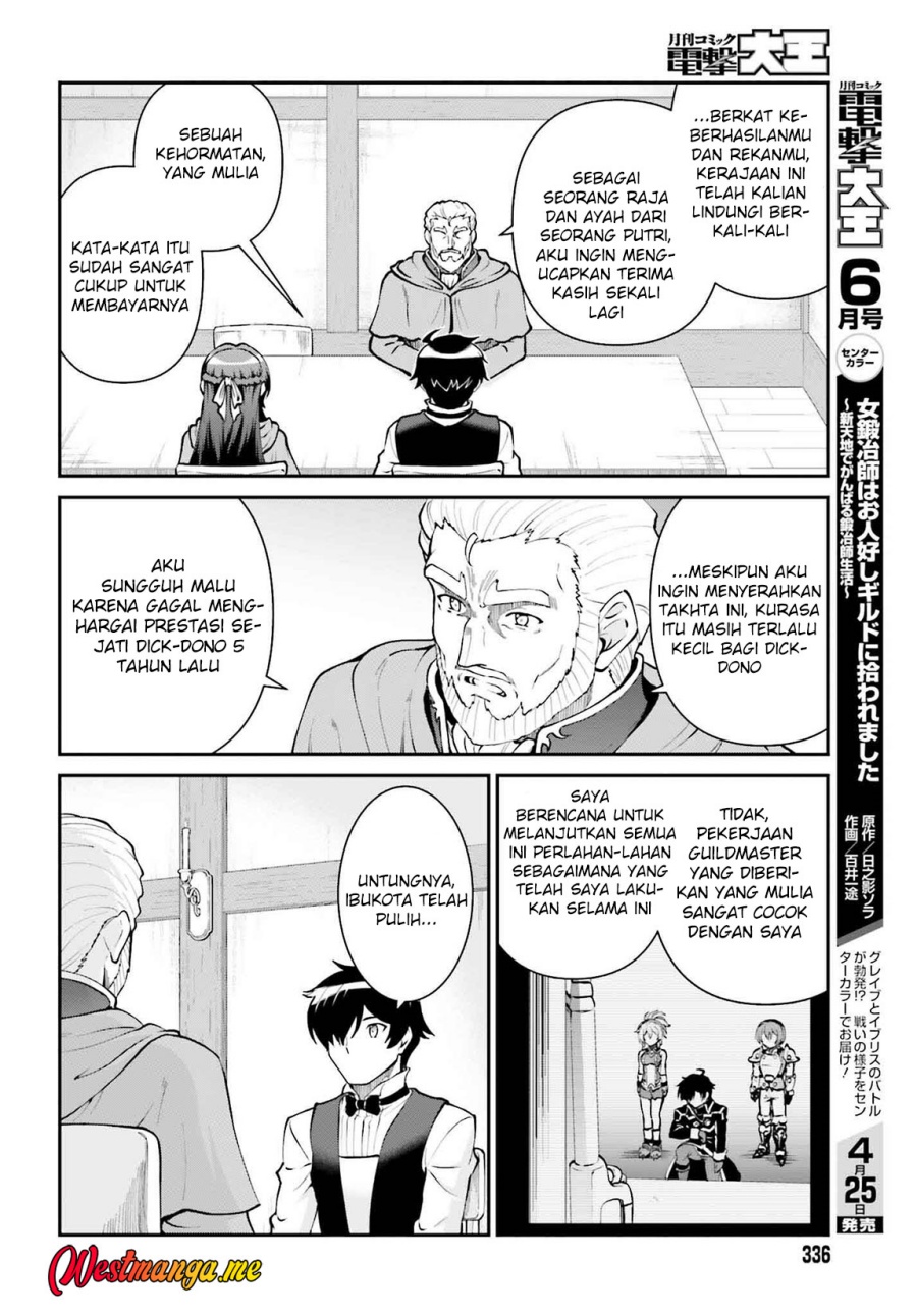 Maou Toubatsu Shita Ato, Medachitakunai node Guild Master ni Natta Chapter 62 Bahasa Indonesia