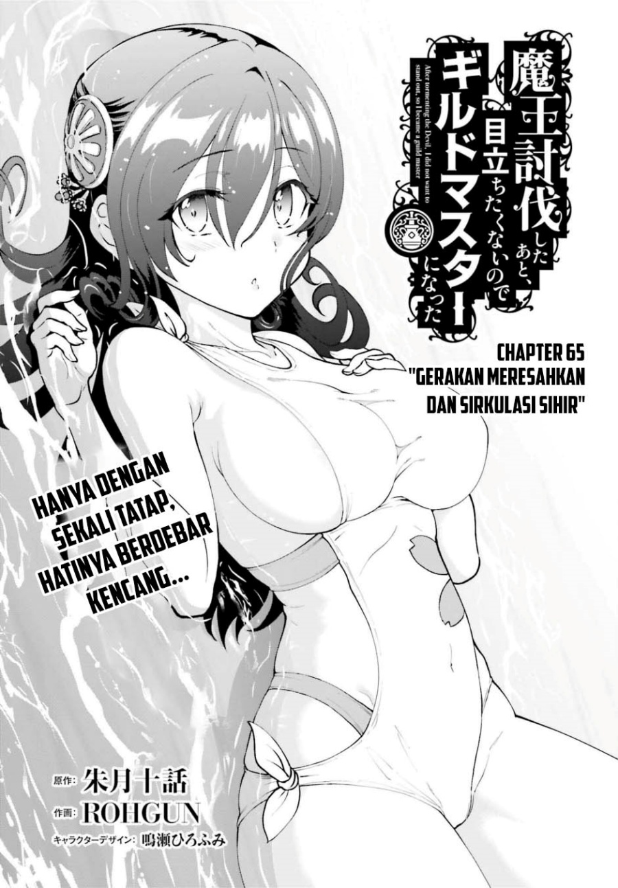 Maou Toubatsu Shita Ato, Medachitakunai node Guild Master ni Natta Chapter 65 Bahasa Indonesia