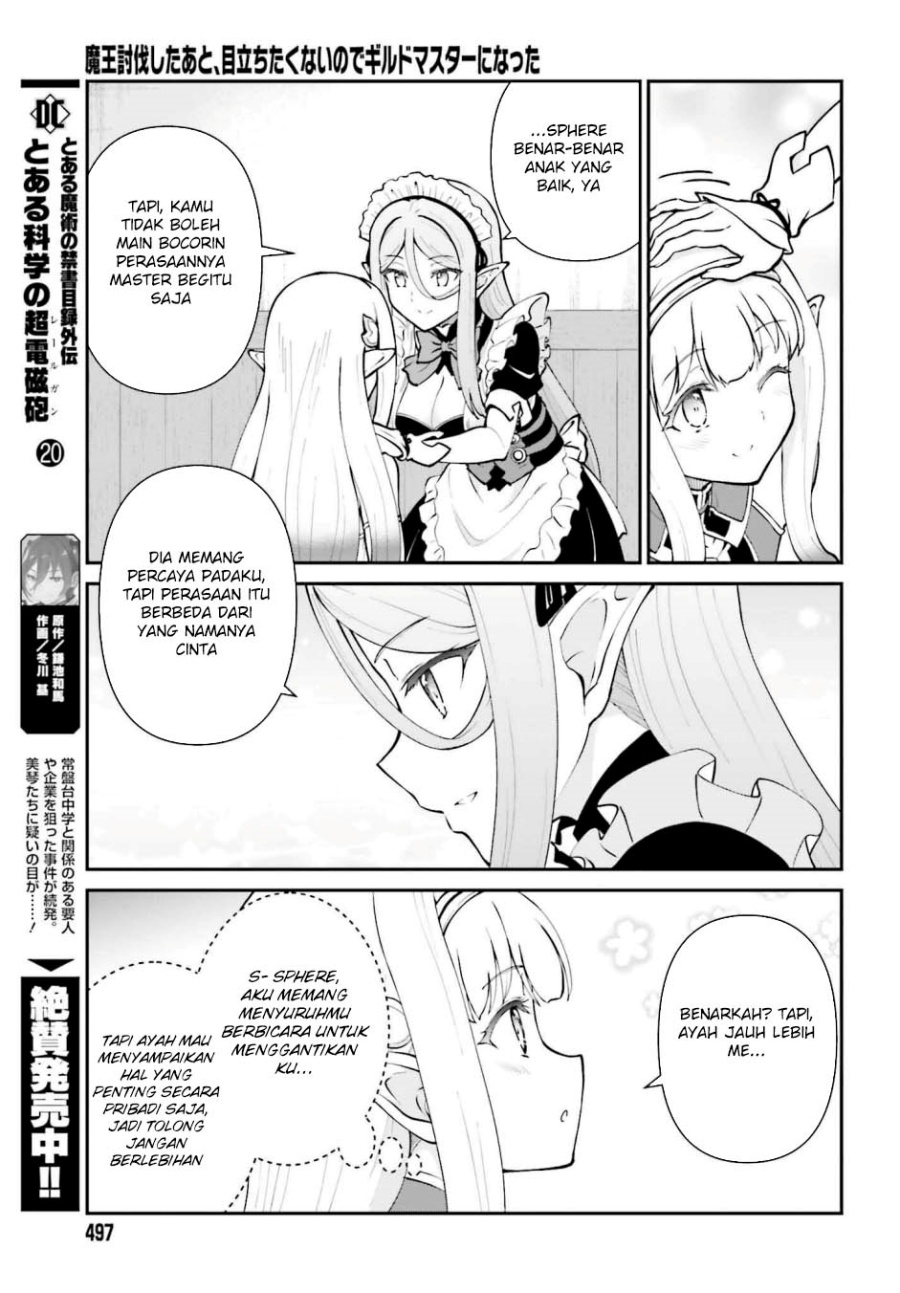 Maou Toubatsu Shita Ato, Medachitakunai node Guild Master ni Natta Chapter 65 Bahasa Indonesia