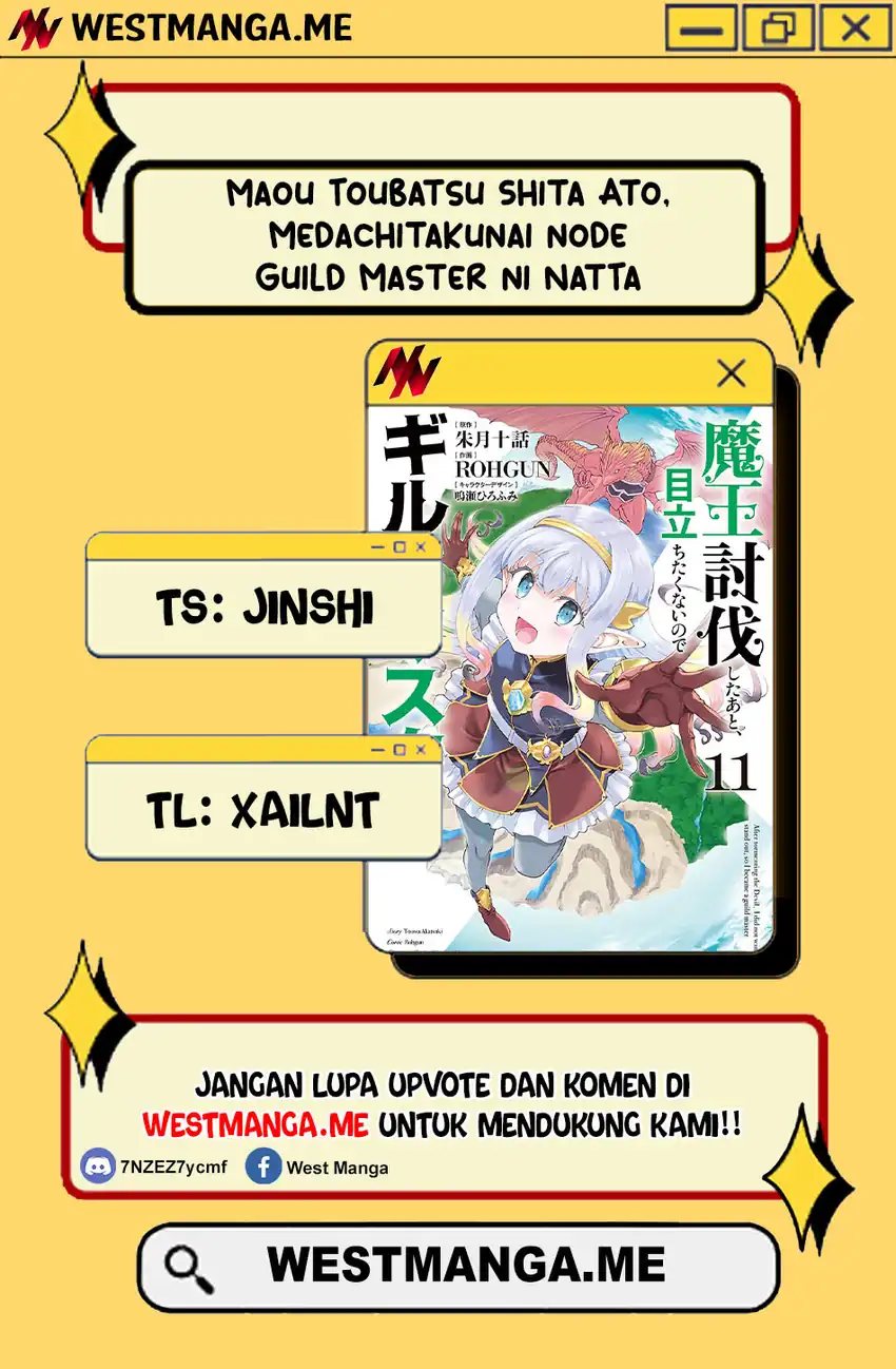 Maou Toubatsu Shita Ato, Medachitakunai node Guild Master ni Natta chapter 70