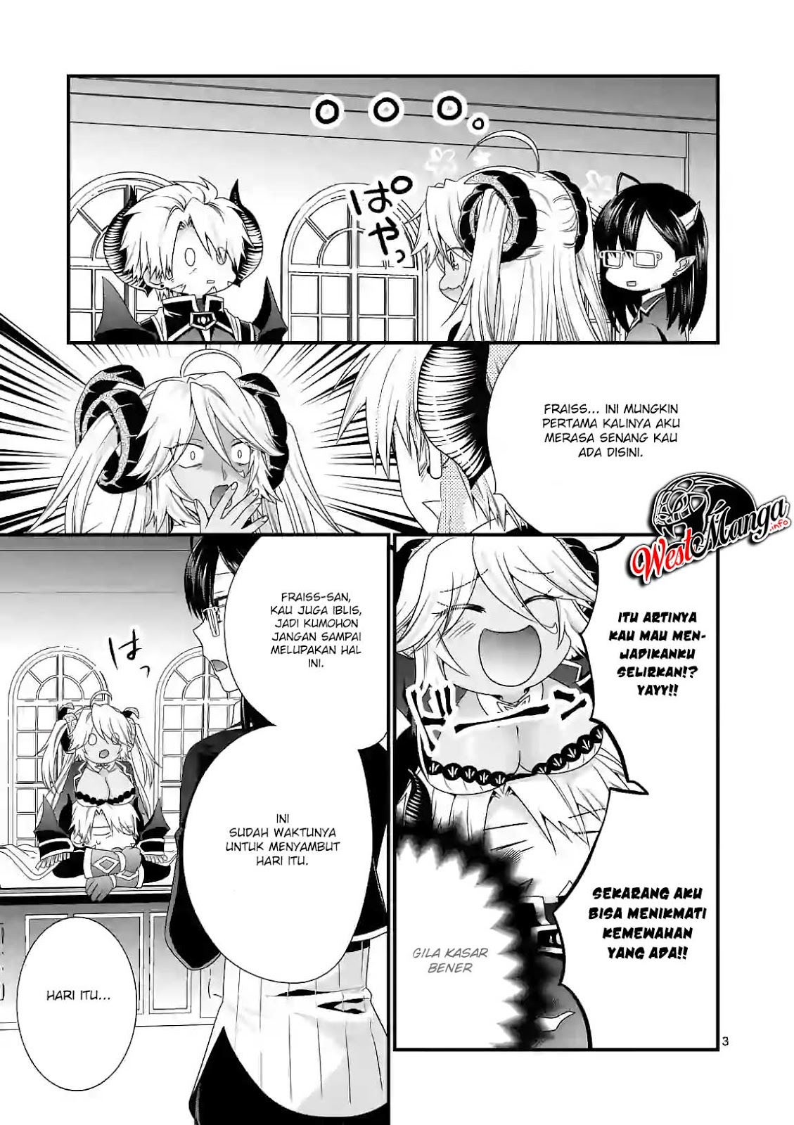 Maou desu Onna Yuusha no Hahaoya to Saikon Shita no de Onna Yuusha ga Giri no Musume ni Narimashita Chapter 25 Bahasa Indonesia