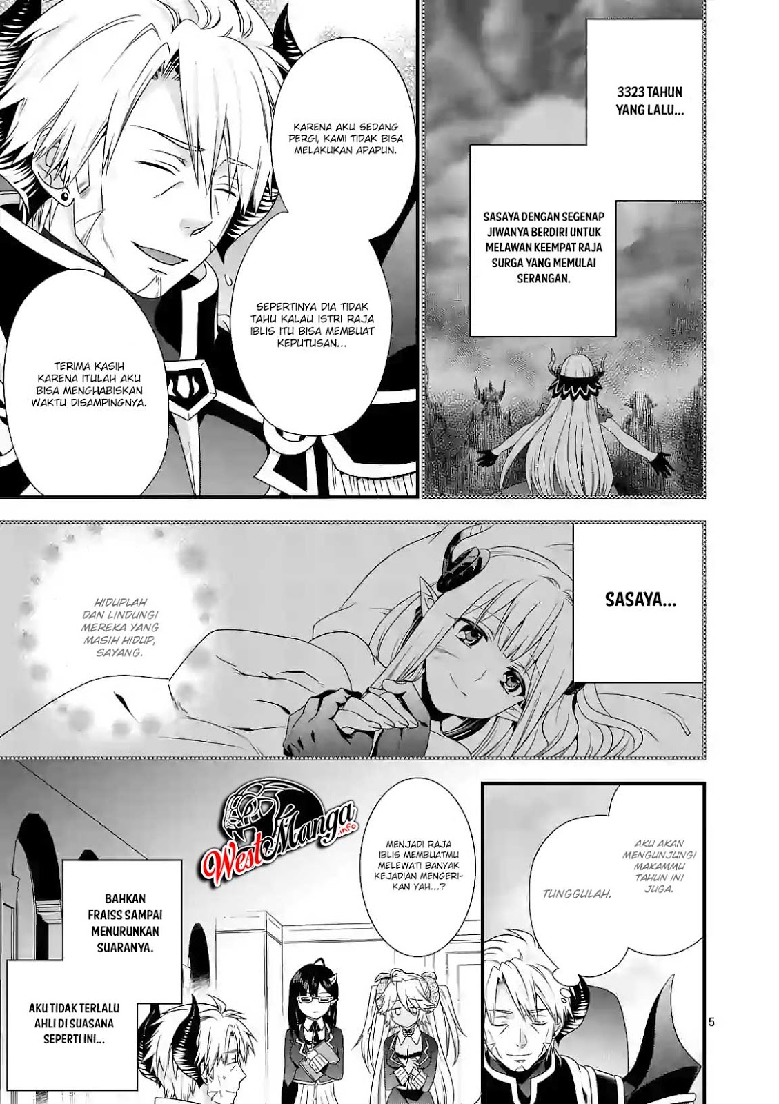 Maou desu Onna Yuusha no Hahaoya to Saikon Shita no de Onna Yuusha ga Giri no Musume ni Narimashita Chapter 25 Bahasa Indonesia