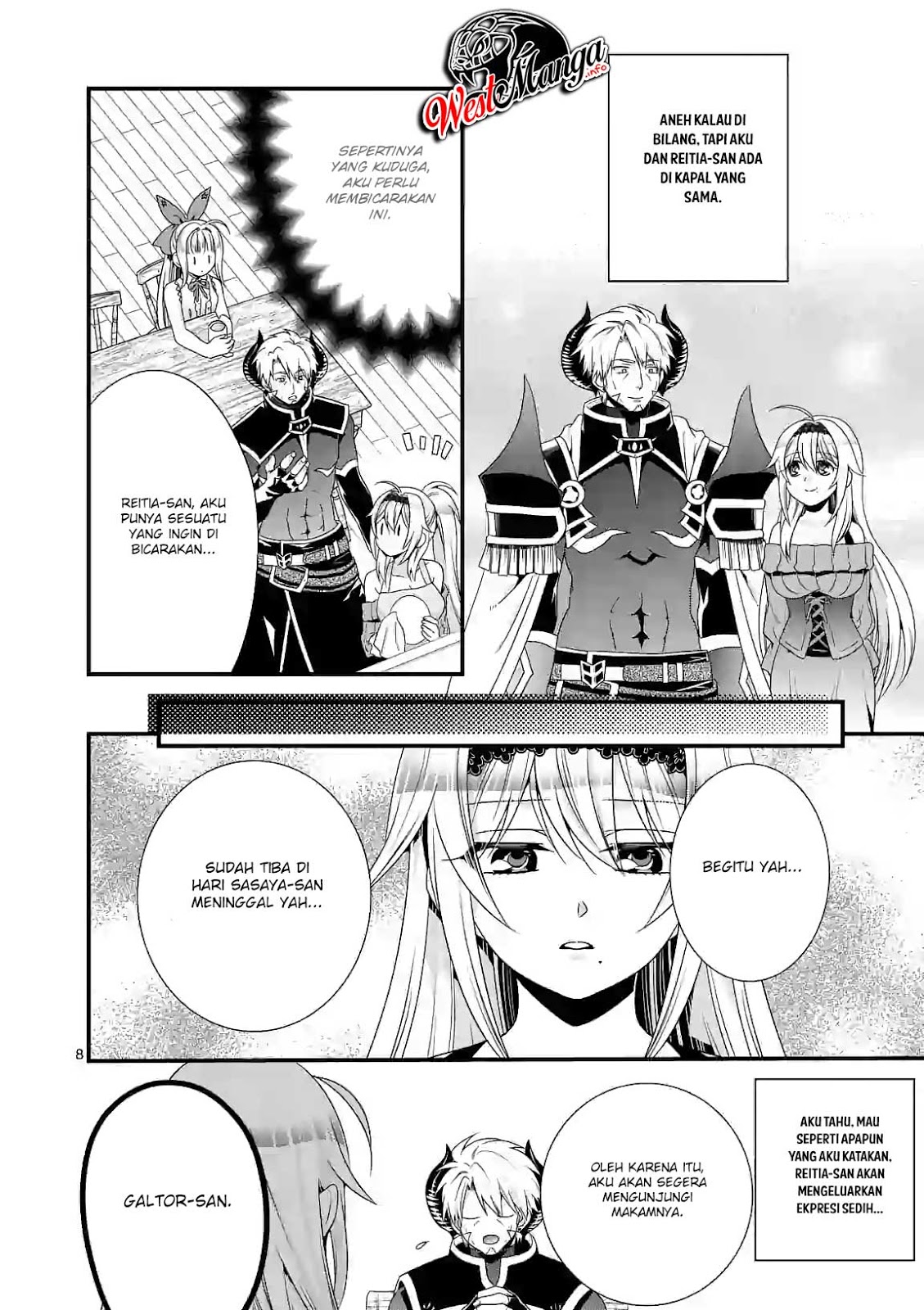 Maou desu Onna Yuusha no Hahaoya to Saikon Shita no de Onna Yuusha ga Giri no Musume ni Narimashita Chapter 25 Bahasa Indonesia