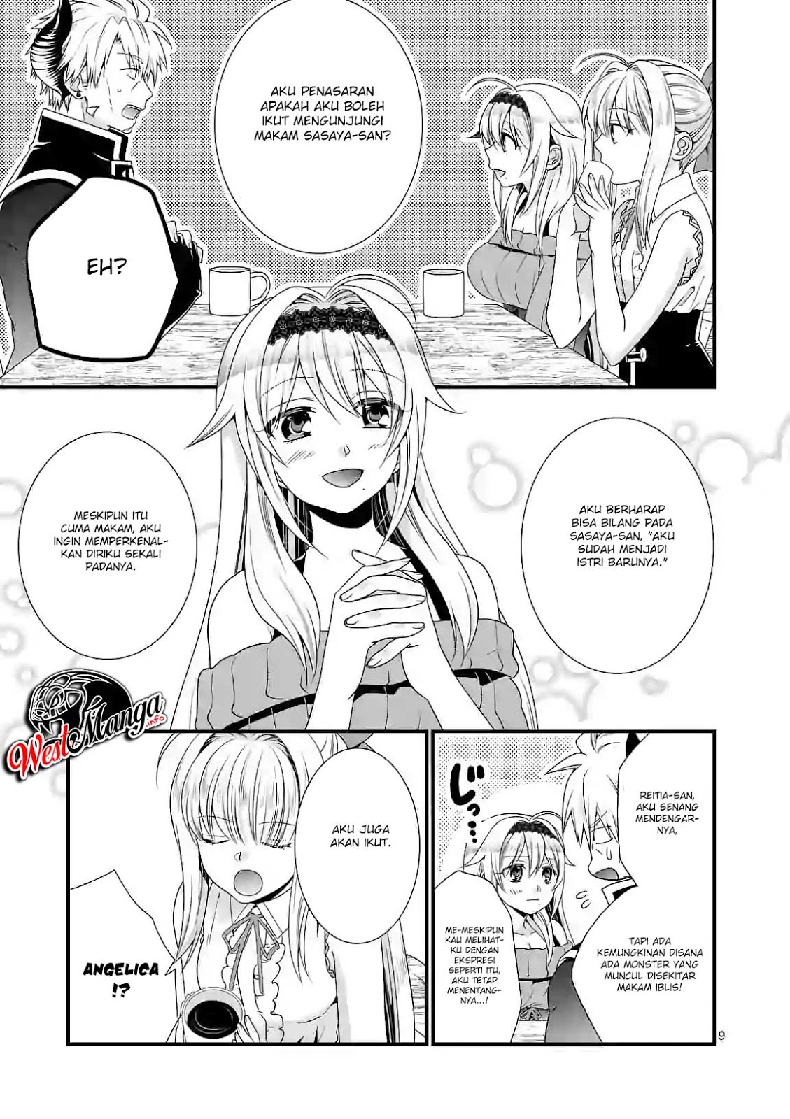 Maou desu Onna Yuusha no Hahaoya to Saikon Shita no de Onna Yuusha ga Giri no Musume ni Narimashita Chapter 25 Bahasa Indonesia