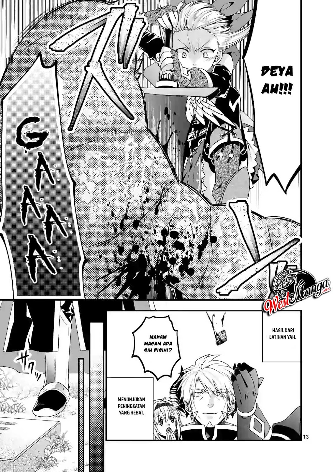 Maou desu Onna Yuusha no Hahaoya to Saikon Shita no de Onna Yuusha ga Giri no Musume ni Narimashita Chapter 25 Bahasa Indonesia