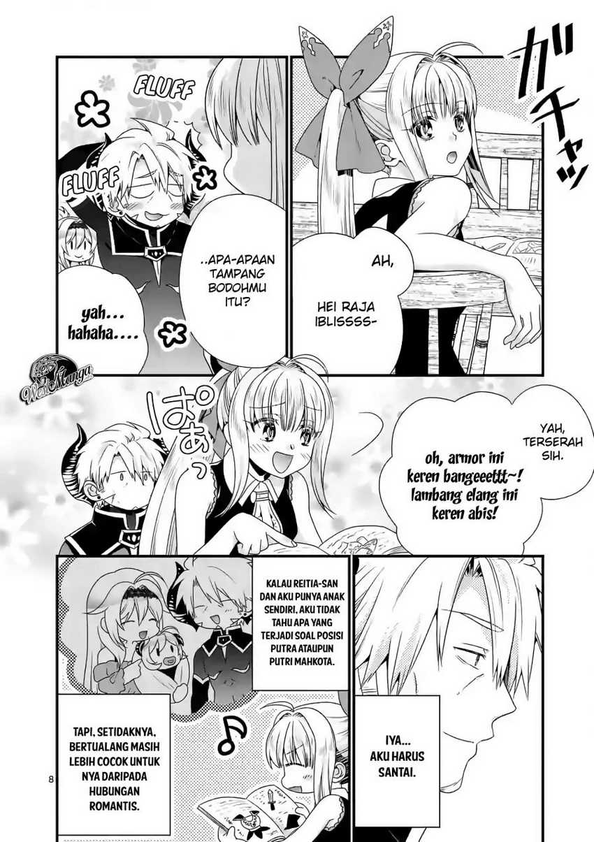 Maou desu Onna Yuusha no Hahaoya to Saikon Shita no de Onna Yuusha ga Giri no Musume ni Narimashita Chapter 38 Bahasa Indonesia