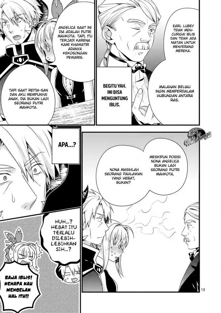 Maou desu Onna Yuusha no Hahaoya to Saikon Shita no de Onna Yuusha ga Giri no Musume ni Narimashita Chapter 38 Bahasa Indonesia