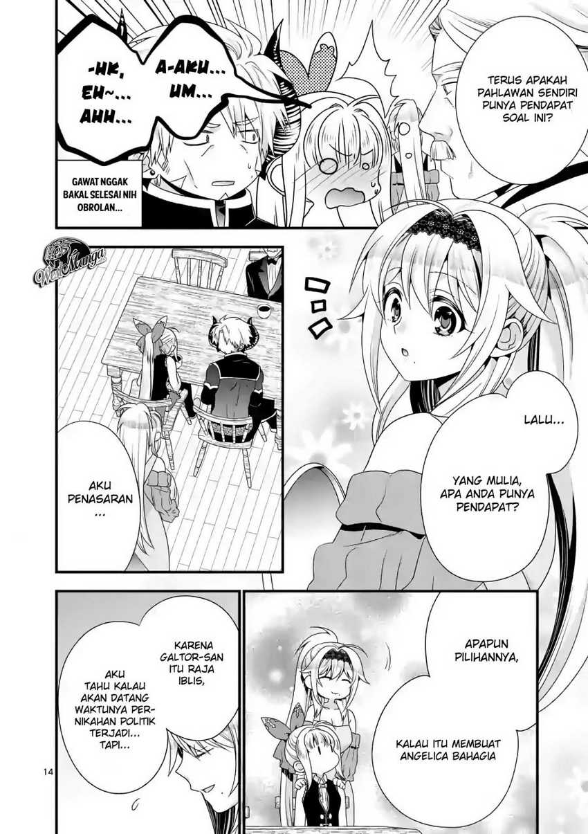 Maou desu Onna Yuusha no Hahaoya to Saikon Shita no de Onna Yuusha ga Giri no Musume ni Narimashita Chapter 38 Bahasa Indonesia