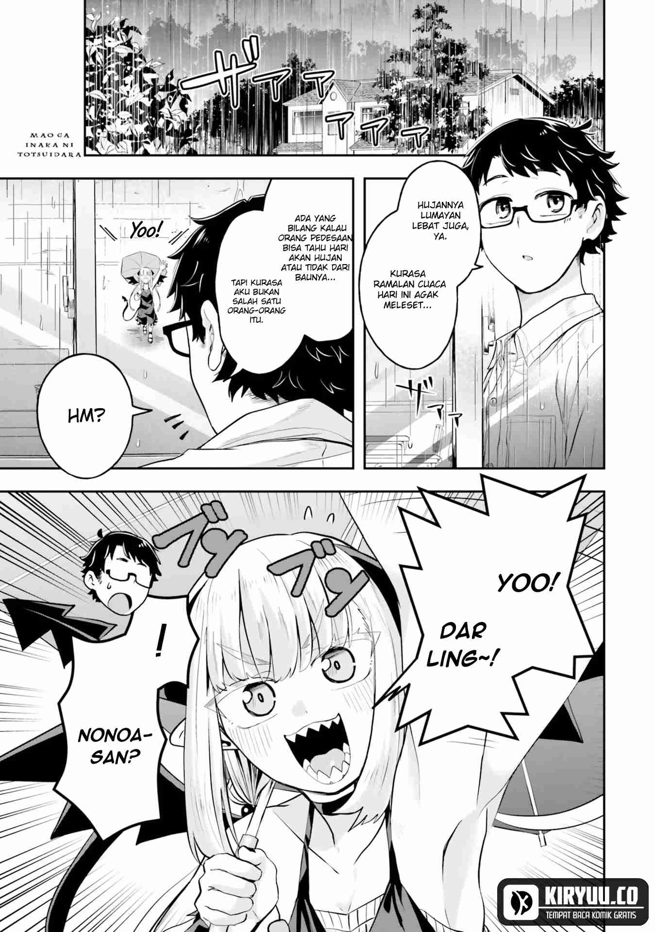Maou ga Inaka ni Totsuidara Chapter 03 Bahasa Indonesia
