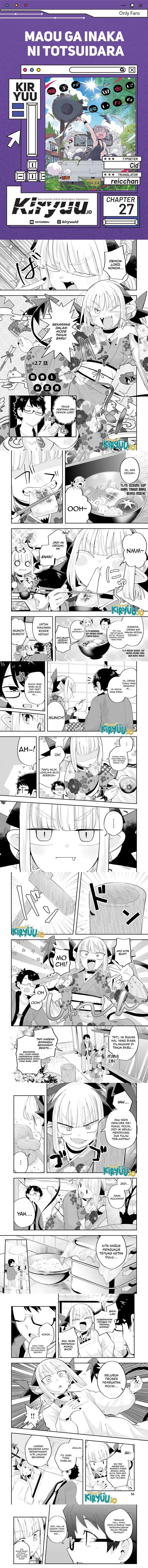 Maou ga Inaka ni Totsuidara chapter 27
