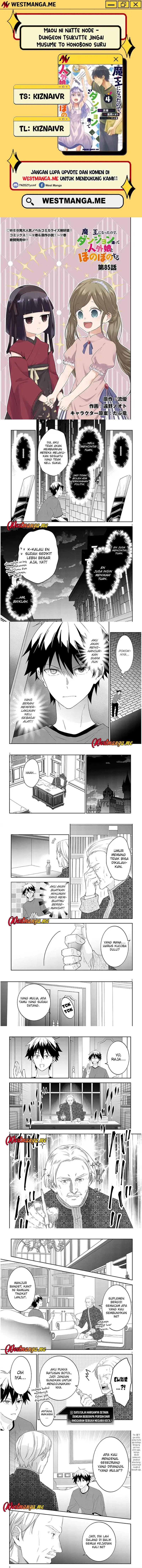Maou ni Natte node – Dungeon Tsukutte Jingai Musume to Honobono suru Chapter 85.1 Bahasa Indonesia