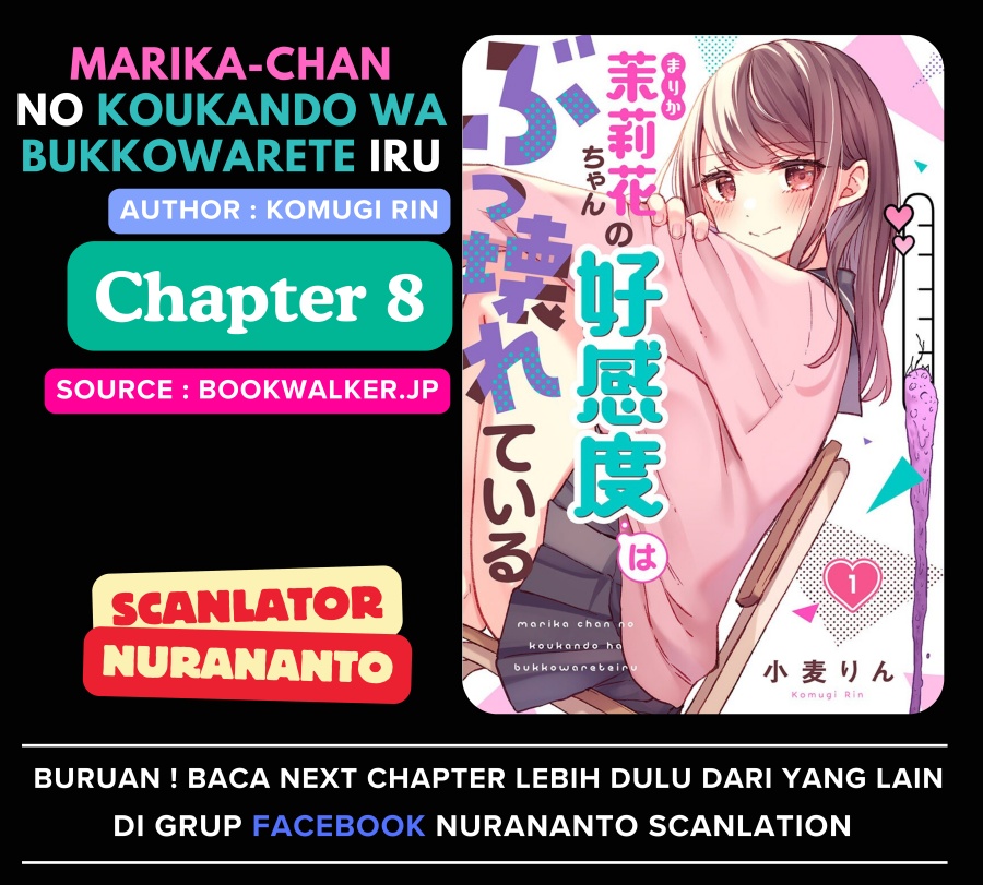 Marika-chan no Koukando wa Bukkowarete iru chapter 8