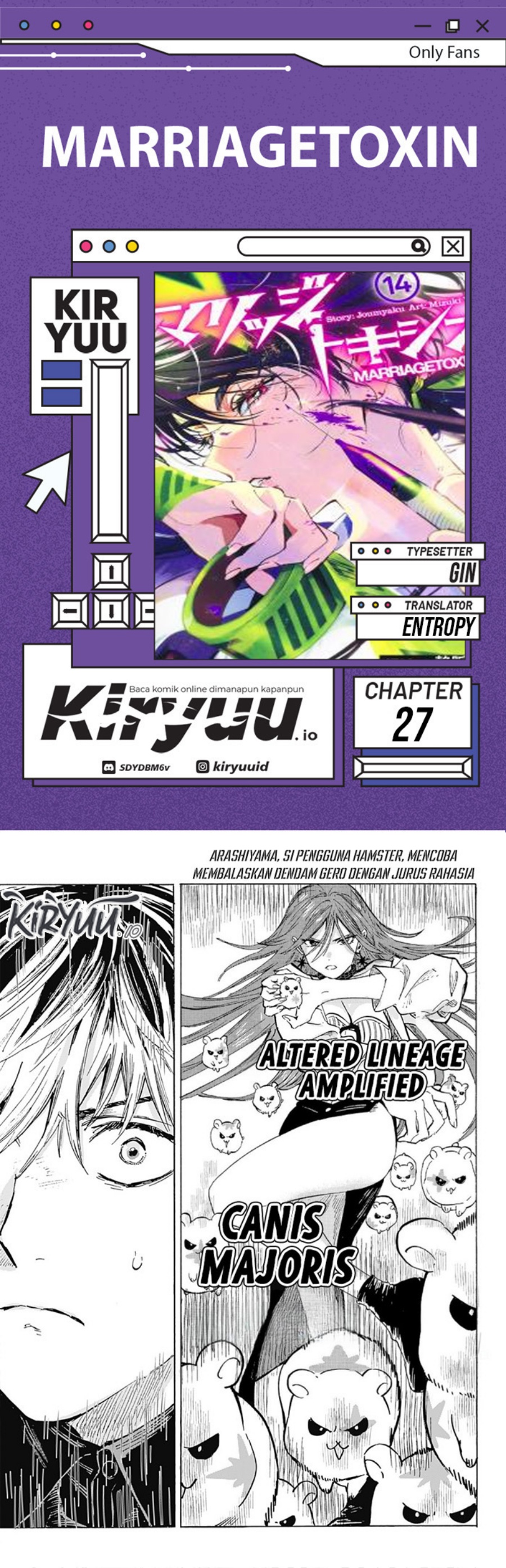 Marriagetoxin Chapter 27 Bahasa Indonesia