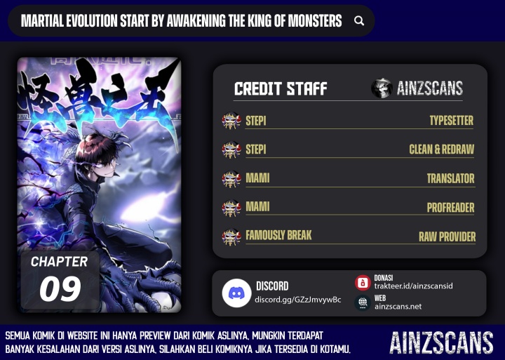 Martial Evolution: Start by Awakening the King of Monsters chapter 9