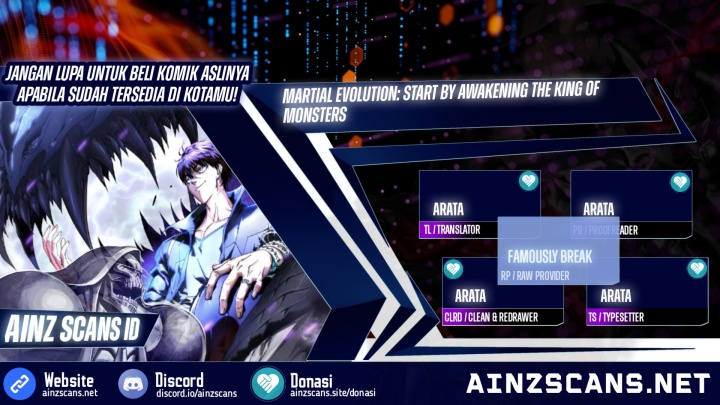 Martial Evolution: Start by Awakening the King of Monsters Chapter 10 Bahasa Indonesia