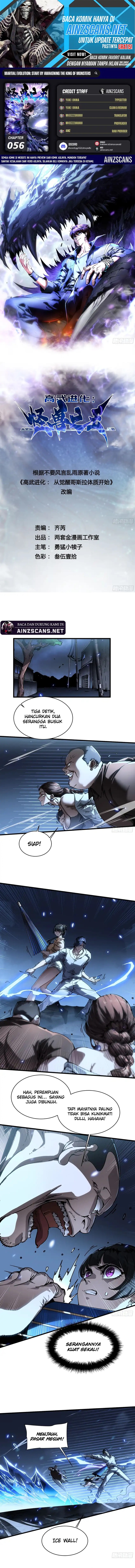Martial Evolution: Start by Awakening the King of Monsters (Ultimate Martial Evolution) Chapter 56 Bahasa Indonesia