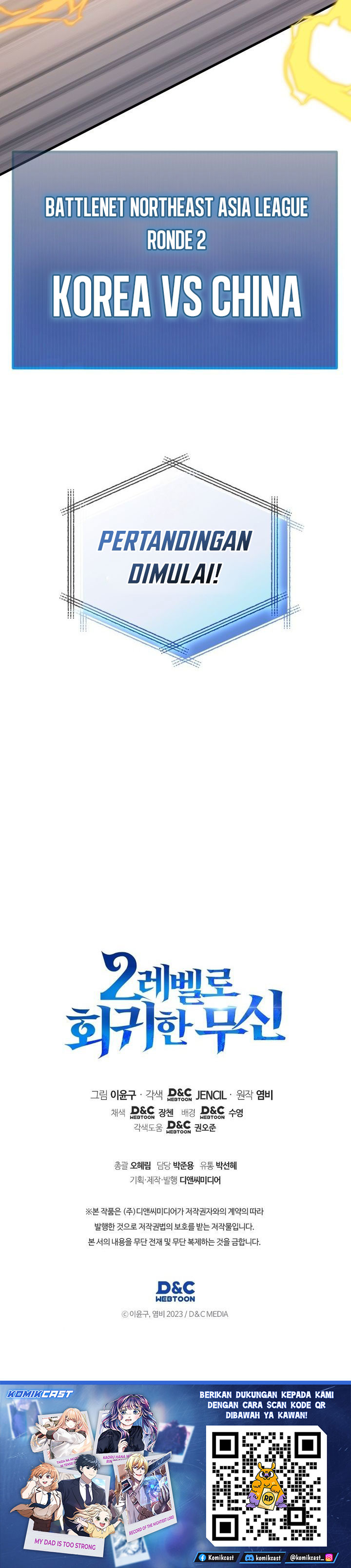 Martial God Regressed to Level 2 Chapter 107 Bahasa Indonesia