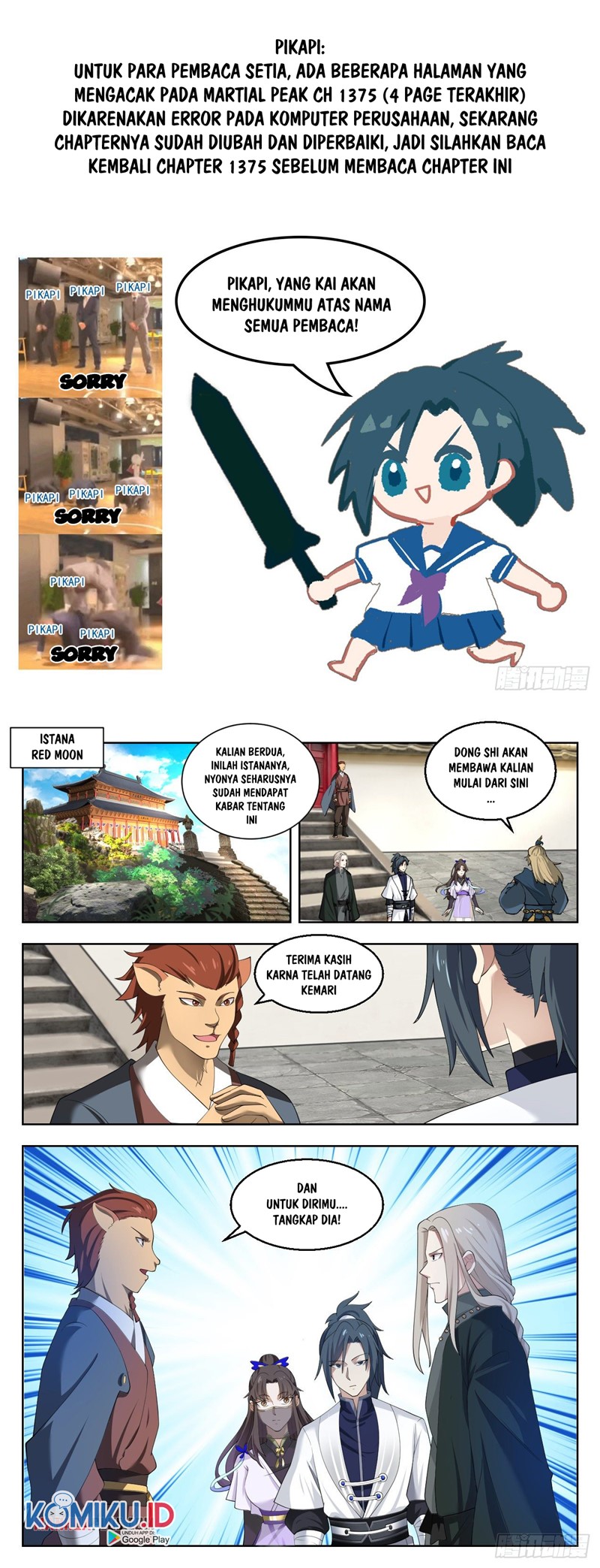 Martial Peak Chapter 1376 Bahasa Indonesia