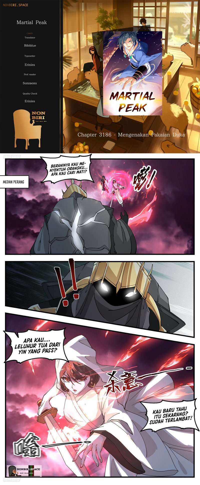 Martial Peak Chapter 3186 Bahasa Indonesia