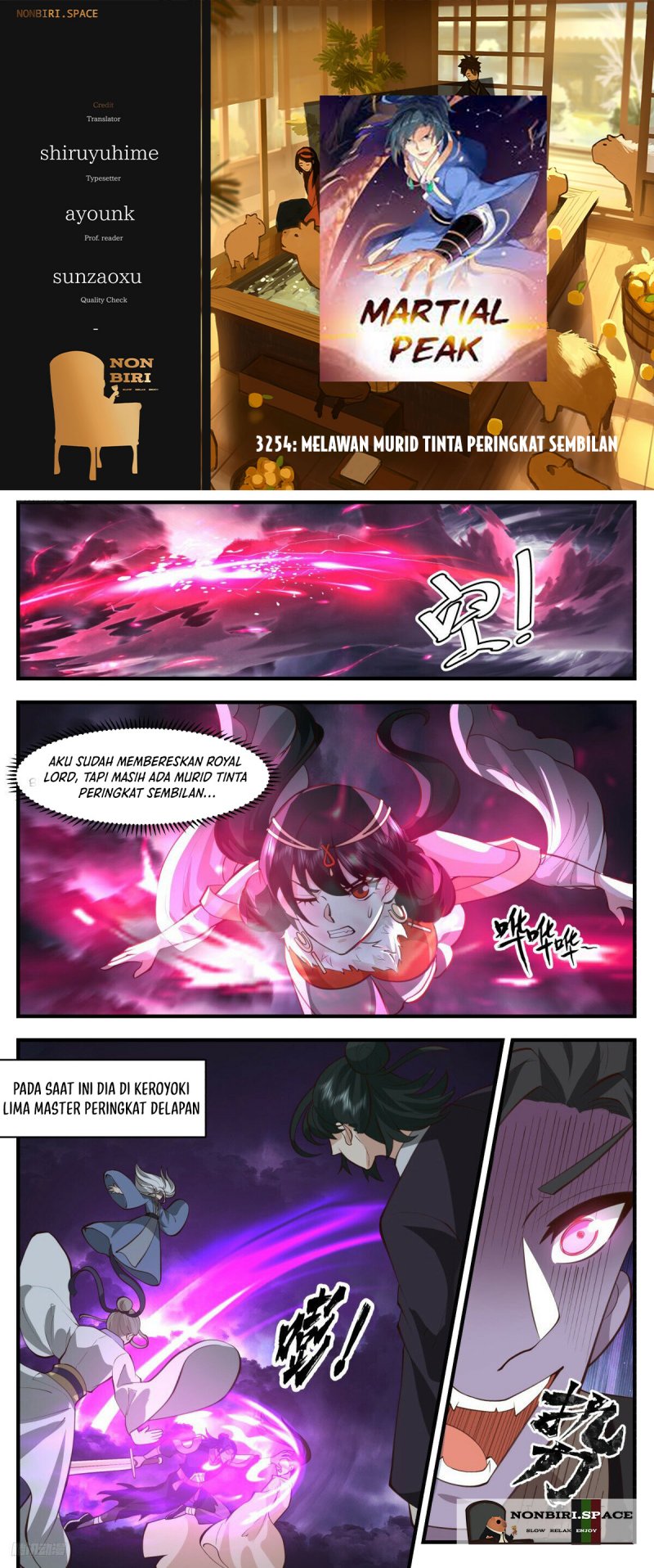 Martial Peak Chapter 3254 Bahasa Indonesia
