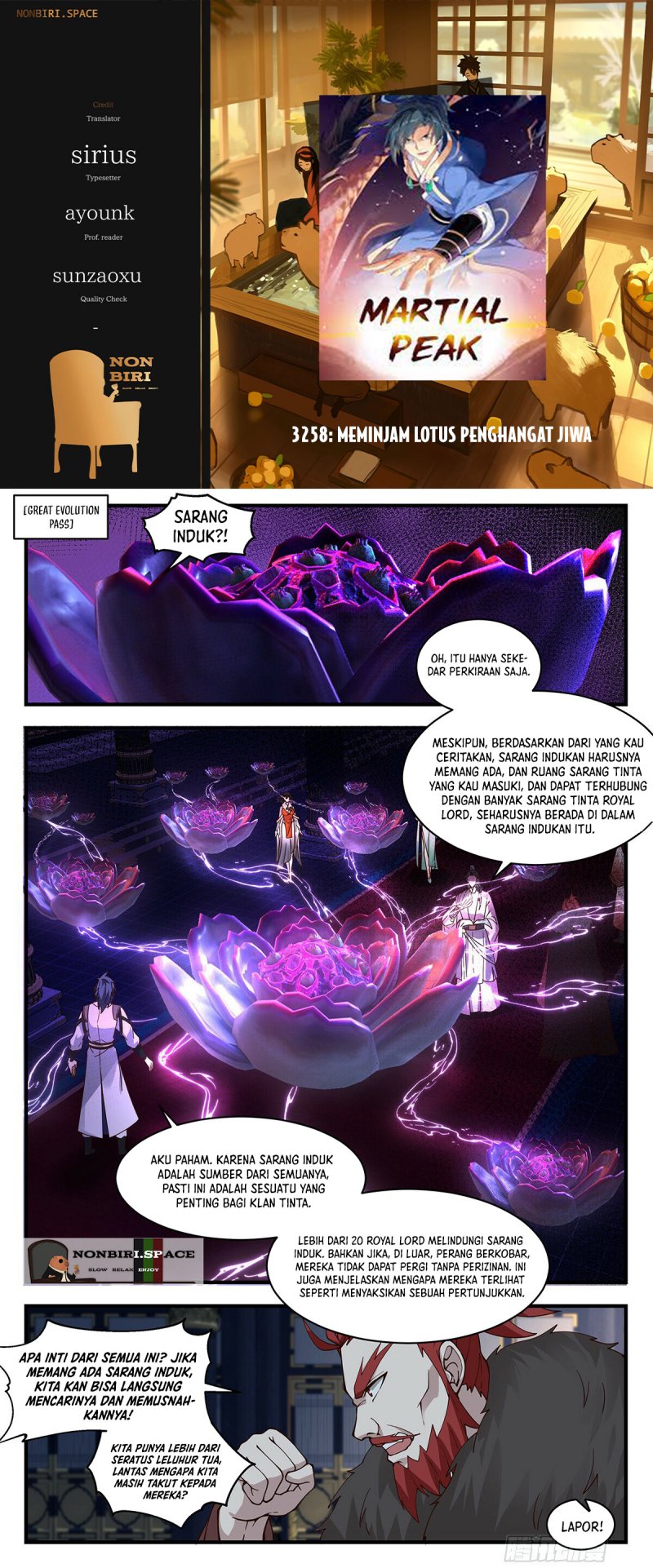 Martial Peak Chapter 3258 Bahasa Indonesia