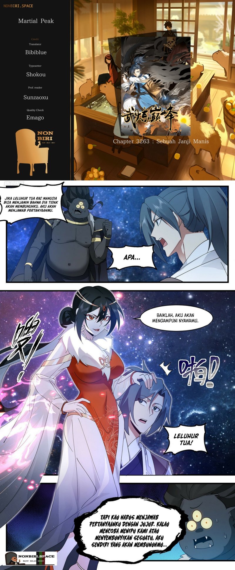 Martial Peak Chapter 3263 Bahasa Indonesia