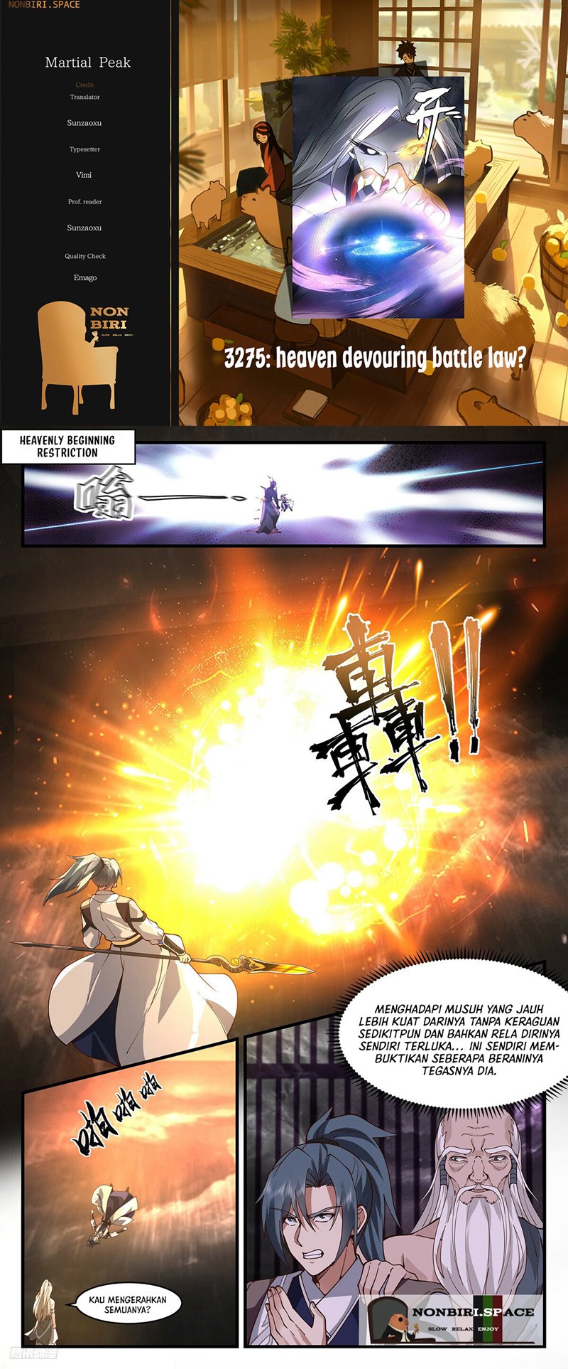 Martial Peak Chapter 3275 Bahasa Indonesia