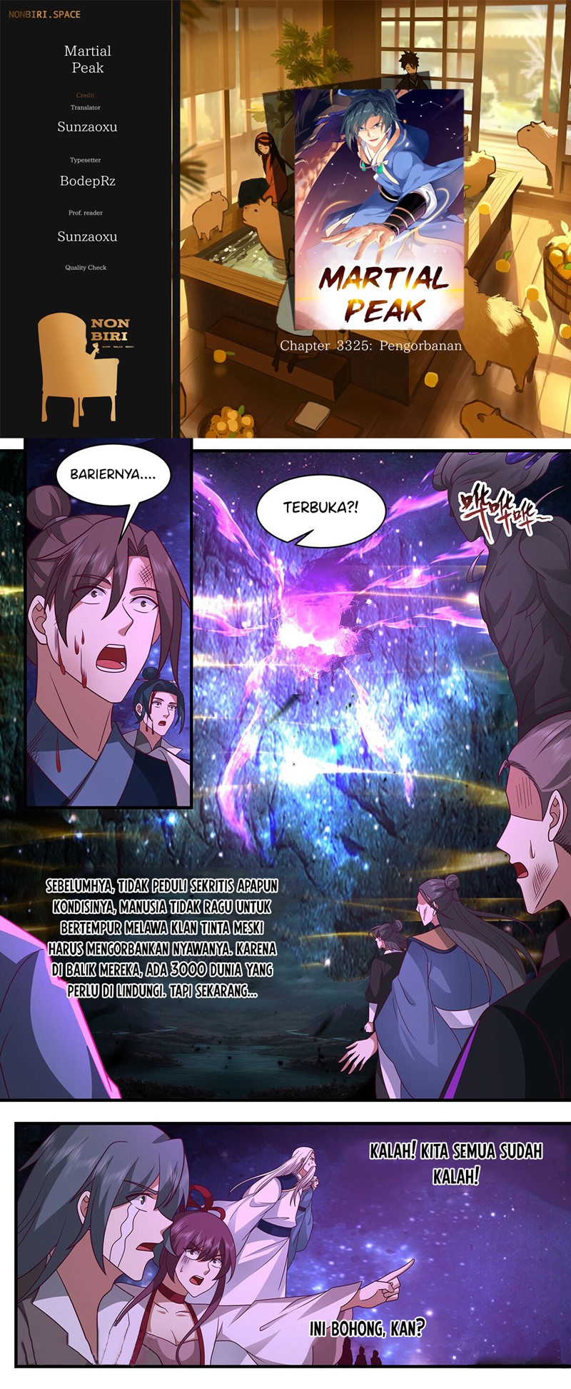 Martial Peak Chapter 3325 Bahasa Indonesia
