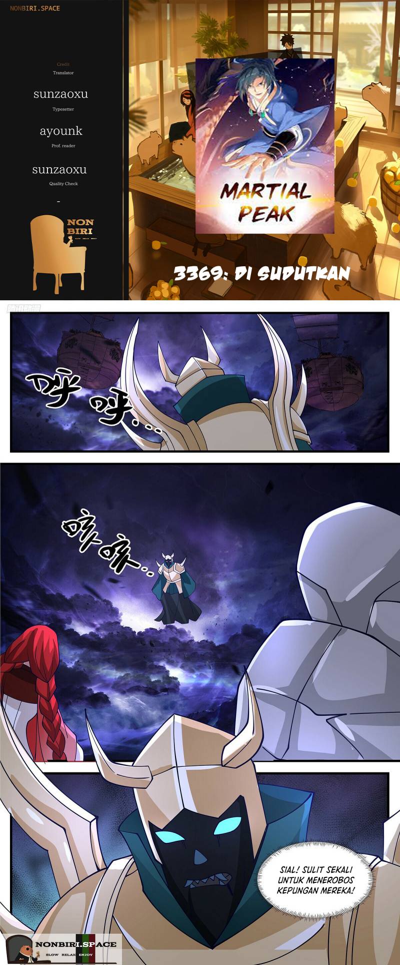 Martial Peak chapter 3369