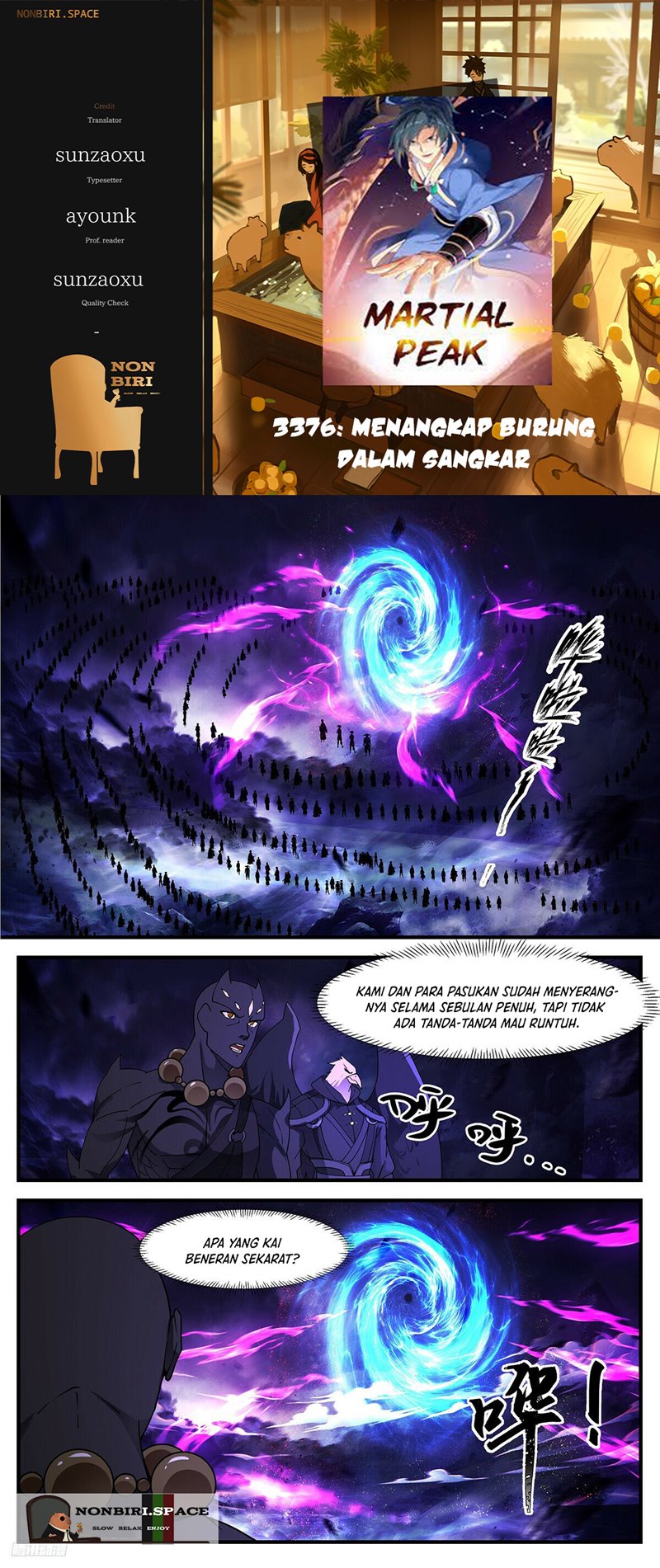 Martial Peak Chapter 3376 Bahasa Indonesia