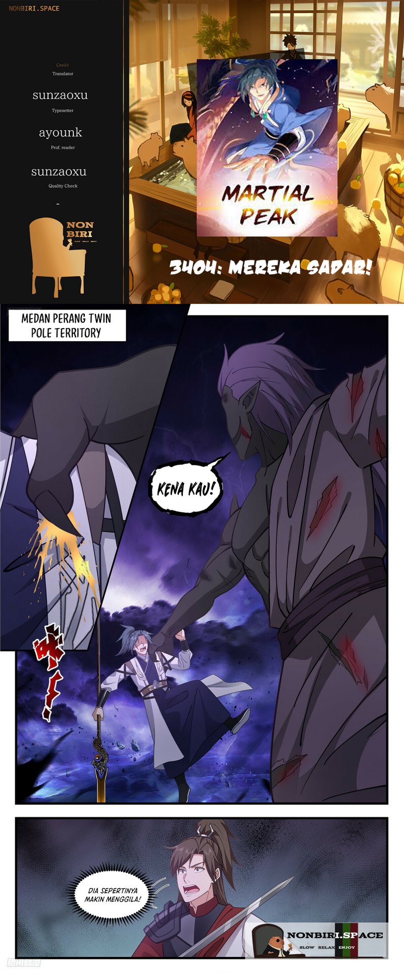 Martial Peak Chapter 3404 Bahasa Indonesia