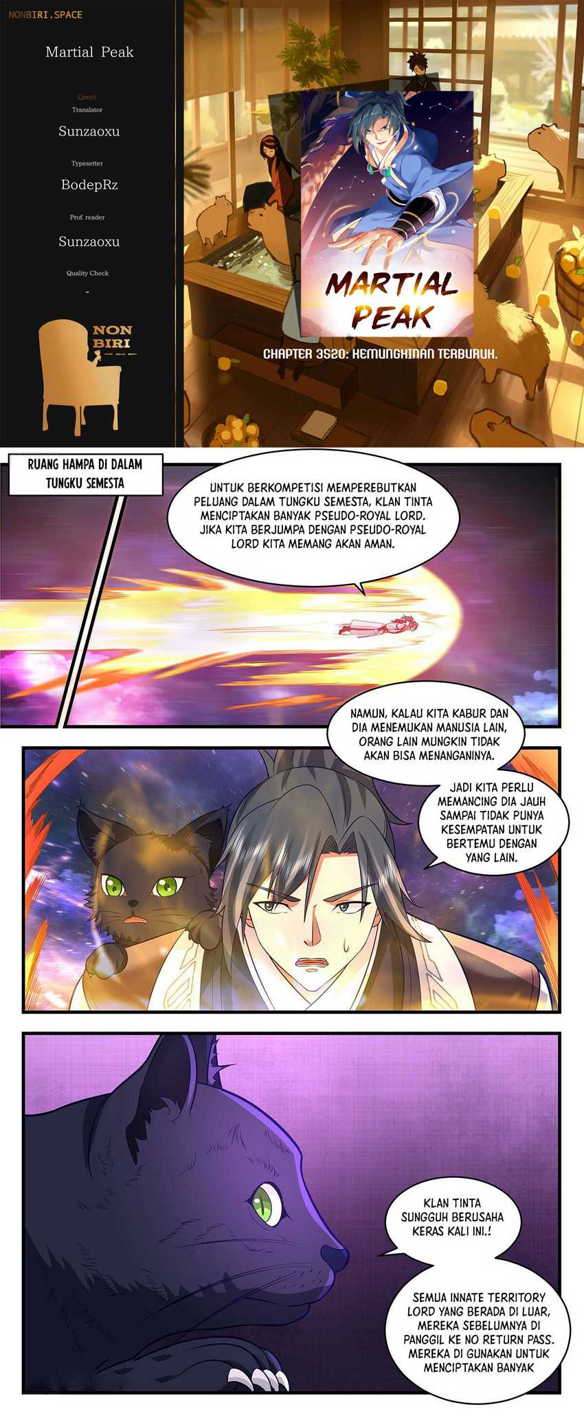 Martial Peak Chapter 3520 Bahasa Indonesia