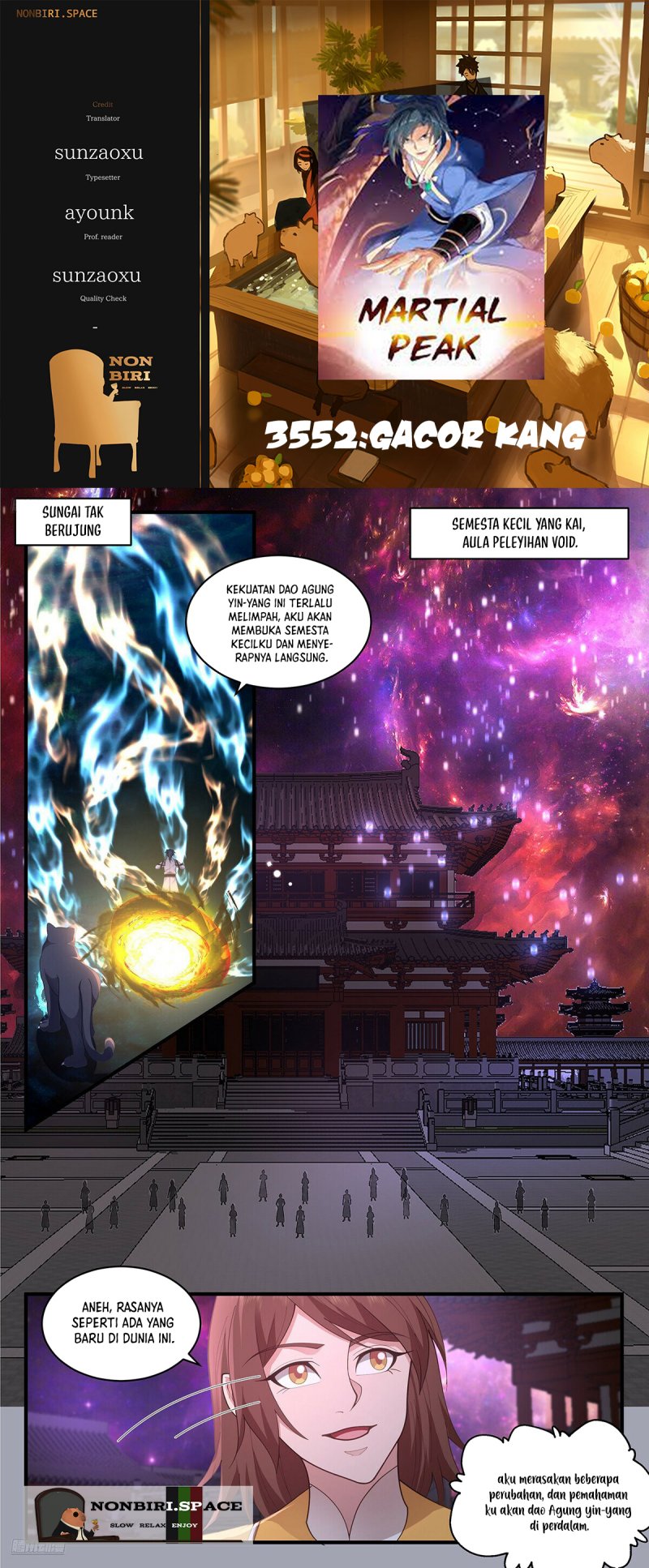 Martial Peak chapter 3552