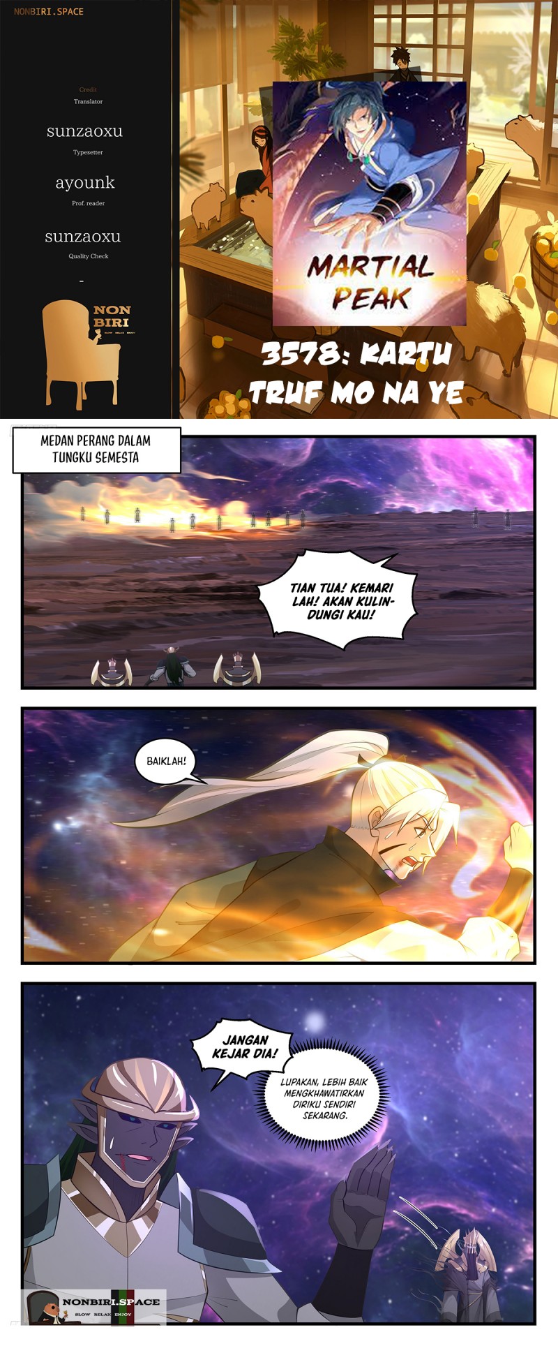 Martial Peak Chapter 3578 Bahasa Indonesia