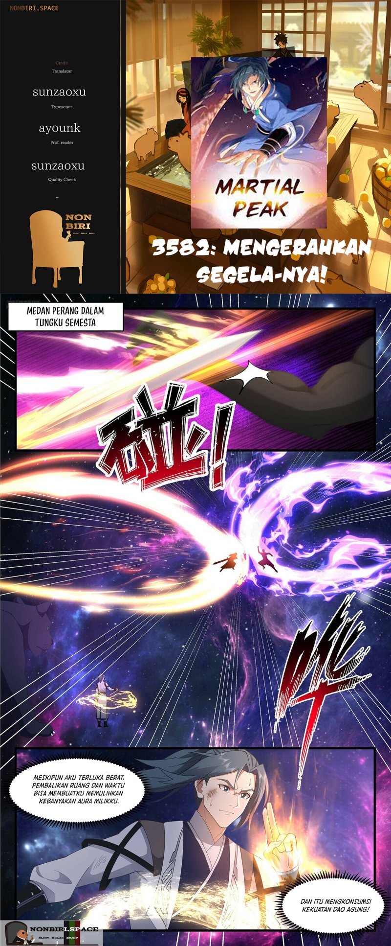 Martial Peak Chapter 3582 Bahasa Indonesia