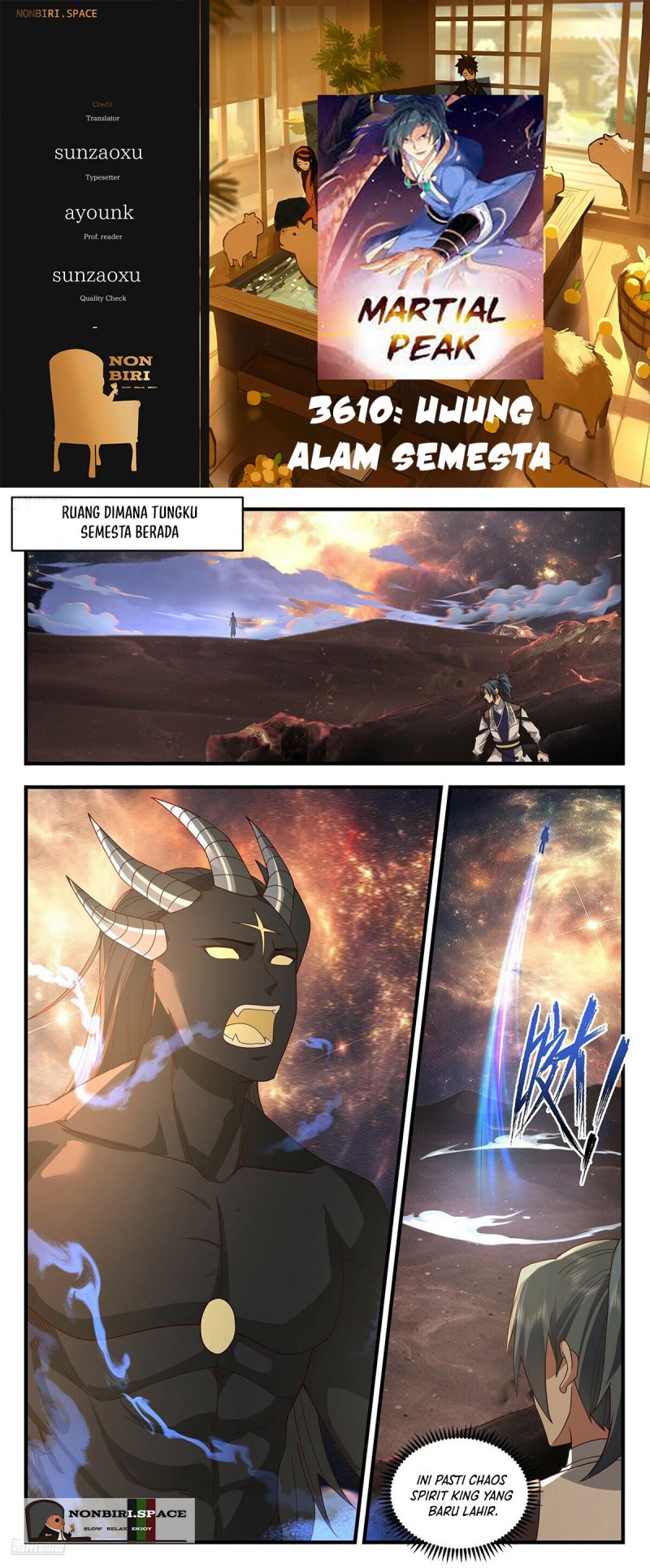Martial Peak chapter 3610
